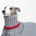 thumbnail image 2 of UOSIA Italian Greyhound Clothes, Warm Sweater for Whippets, Two-Legged Turtleneck Dog Onesie, 2 of 8
