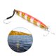 thumbnail image 4 of Placa de hierro Pescado Tiro largo Pesca en el mar Roca lenta Metal luminoso Simulación artificial Señuelo Accesorio de cebo(5#luminous red back 40g+78mm), 4 of 10