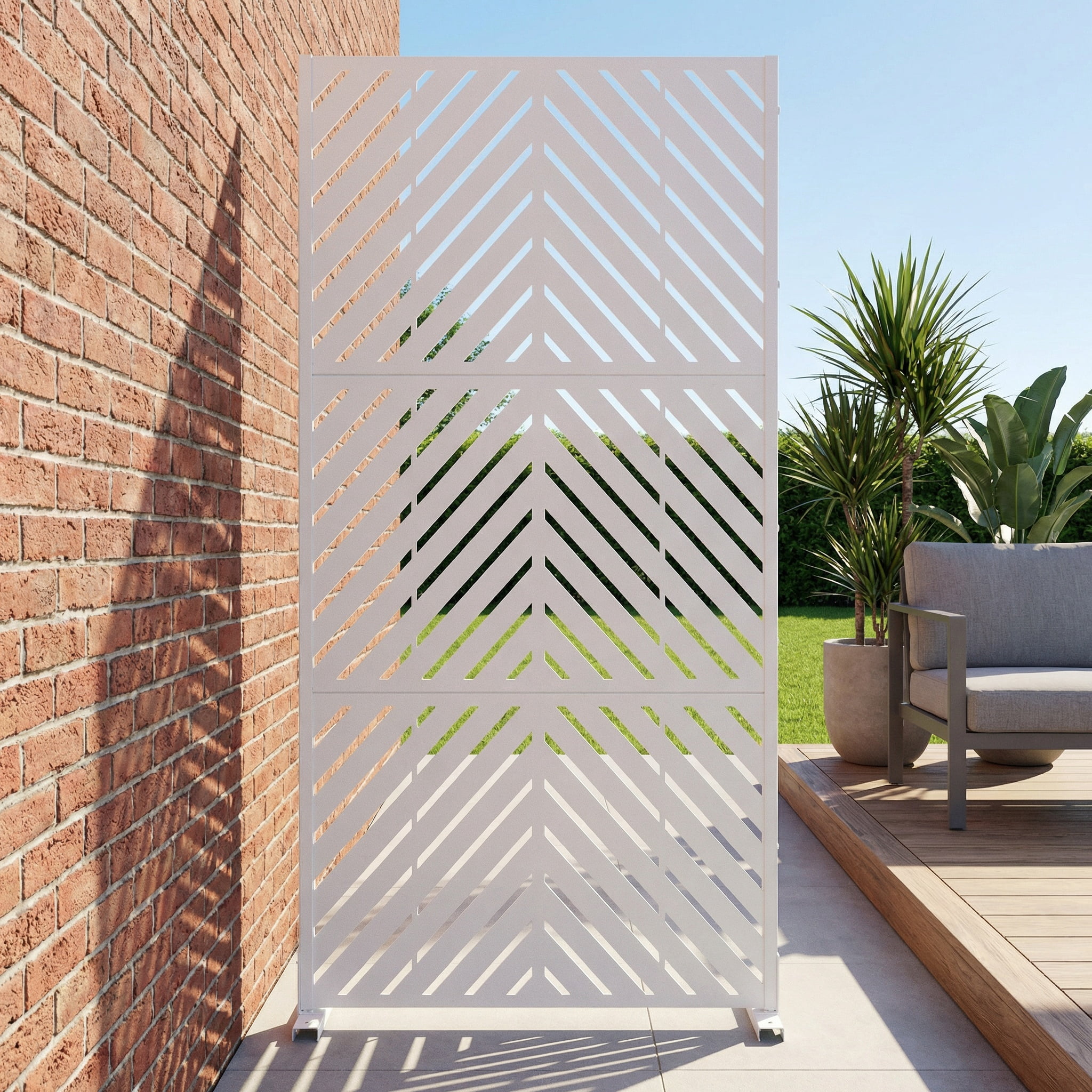 Privacy Metal Screen Fence Panel