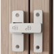 thumbnail image 2 of Pestillos abatibles, cerraduras de seguridad for puertas francesas corredizas de vallas de madera de granero, herrajes for puertas de acero inoxidable, 2 of 2