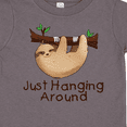 thumbnail image 4 of Inktastic Just Hanging Around with Cute Sloth Boys or Girls Toddler T-Shirt, 4 of 5