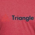 thumbnail image 3 of CafePress - Triangle Horizontal T Shirt - Mens Tri-blend T-Shirt, 3 of 4