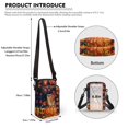 thumbnail image 6 of HELLHERO Leakproof Crossbody Small Crossbody Bags for Unisex Casual Travel Adjustable Crossbody Bag Polyester 4.33x1.97x7.09, 6 of 7