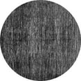 thumbnail image 1 of Ahgly Company Indoor Round Abstract Gray Modern Area Rugs, 7' Round, 1 of 4