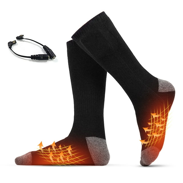 Winter Heating Socks Electric Heated Socks Cold Weather Heated Cotton Socks with Constant Temperature for