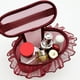 thumbnail image 4 of Pequeño hallazgo, bolsa de cosméticos portátil con encaje bordado encantador de malla, linda bolsa de pañuelos, bolsa de almacenamiento de maquillaje, 4 of 6