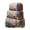 A, variant on Quilted Storage Bag Makeup Bag Multi Purpose Pouch Medium Size Zip Closure Rectangular Organizer with Printed Van Pattern