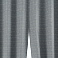 thumbnail image 5 of Sun Zero Dresden 2-pack Slub Detail Magnetic Closure 100% Blackout Grommet Curtain Panel Pair, 37"W x 63"L, Denim Blue, 5 of 8