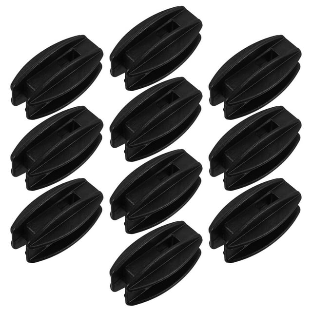 OULII 10 Pcs Isolants Portables en Plastique Noir pour Clôture de Ranch Protection des Fils
