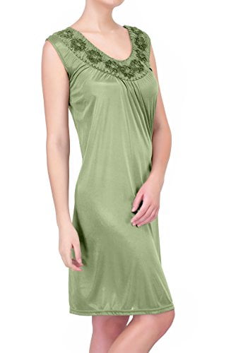 women's plus size satin nightgowns