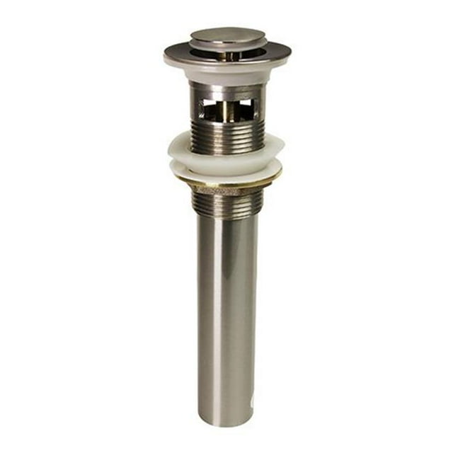 Dyconn Brossage Nickel Pop-Up Drain avec Over Flow