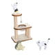 thumbnail image 1 of Marco De Escalada Para Gatos De Casa De Muñecas, Juego De Estatuilla De Gato Compacto, Divertido Y Decorativo, Portátil, Para Alféizar De Ventana Para Escritorio, 1 of 7