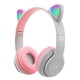thumbnail image 1 of Btafrte Gaming Headset Cat Ear Over-Ear Stereo Bass para PC (Gris), 1 of 6