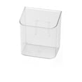 thumbnail image 2 of Dongrere Wall Mount Clear Plastic Utensil Holder, Kitchen Cutlery Organizer for Fork Spoon Knife, Transparent Caddy for Cabinet Door Pantry, S Size, 2 of 7
