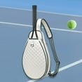 thumbnail image 6 of Vsenkes Tennis Bag with Pockets Tennis Tote Bag Holds 2 Tennis Rackets for Friend Men White Green, 6 of 9
