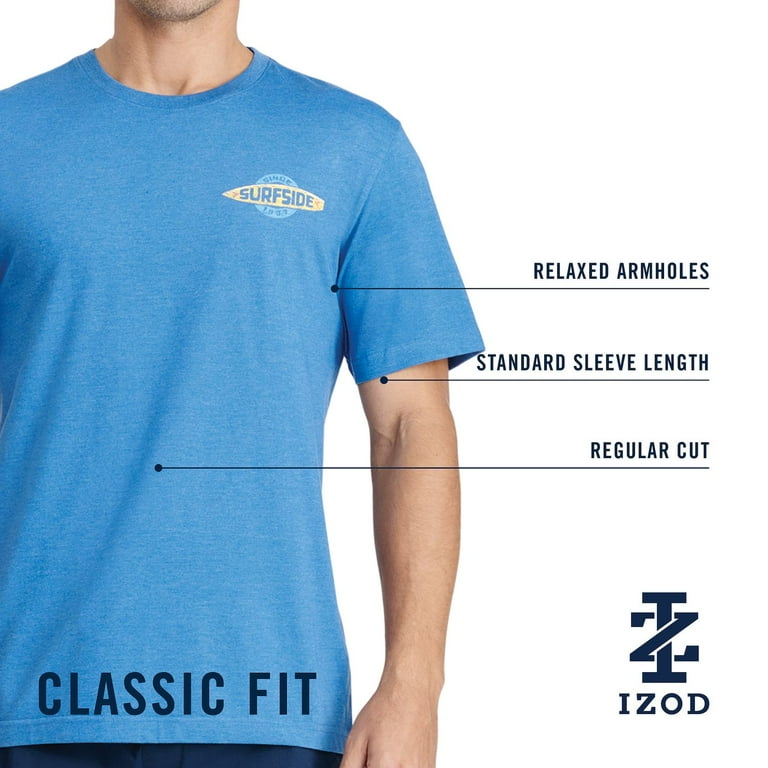 ★ ★ Men's Regular Fit Graphic Wash Short Sleeve Men's IZOD Saltwater Soft Wash Short Sleeve Graphic Tee