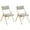 Light Gray-Plywood, variant on Ktaxon Folding Chairs Rubber Wood Frame Foldable Event Chairs Padded Diner Chairs for Office and Party Reading Dining Set of 2 Light Gray
