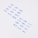 thumbnail image 5 of Uñas falsas con pegamento, uñas largas de ataúd para uñas, uñas acrílicas de corazón mate, punta francesa artificial azul para bebé para mujeres/día/fiesta, 24 uds/set Afortunado Sencillez, 5 of 5