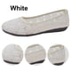 thumbnail image 5 of Zapatos de Vestir WDOplteas Bailarinas Planos Mujer Punta Redonda Encaje Transpirable 40 blanco, 5 of 9