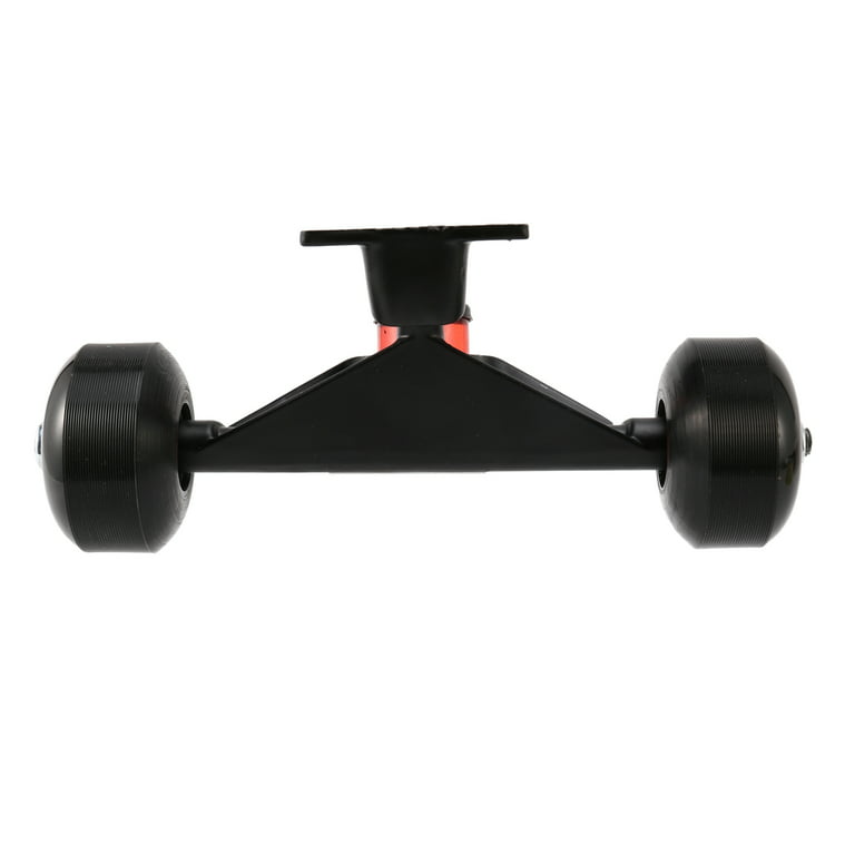 2 Sets Skate Board Wheels Aluminum Alloy Skateboard Trucks Rubber