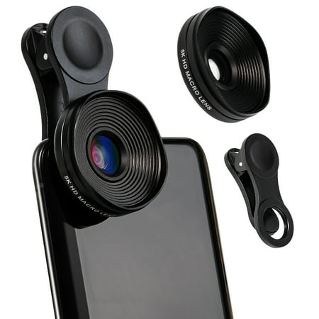 LINKPAL 5K HD Professional 20x Macro Lens for iPhone Pixel Samsung Galaxy and OnePlus Camera Phones