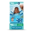 thumbnail image 3 of SwimSchool Adjustable Fabric Arm Pool Floats for Children 50-80 lb, Unisex, Blue, 3 of 9