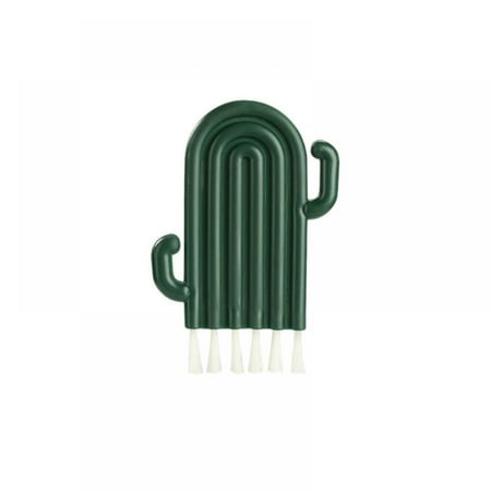 

Cactus Shape Bendable Cleaning Brush Keyboard Cup Lid Cleaning Brush Window Sill Crevice Brush Fruit Vegetable Cleaning Brush