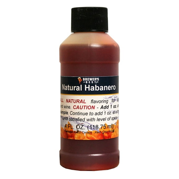 Brewer's Best Natural Beer and Wine Fruit Flavoring (Habanero)