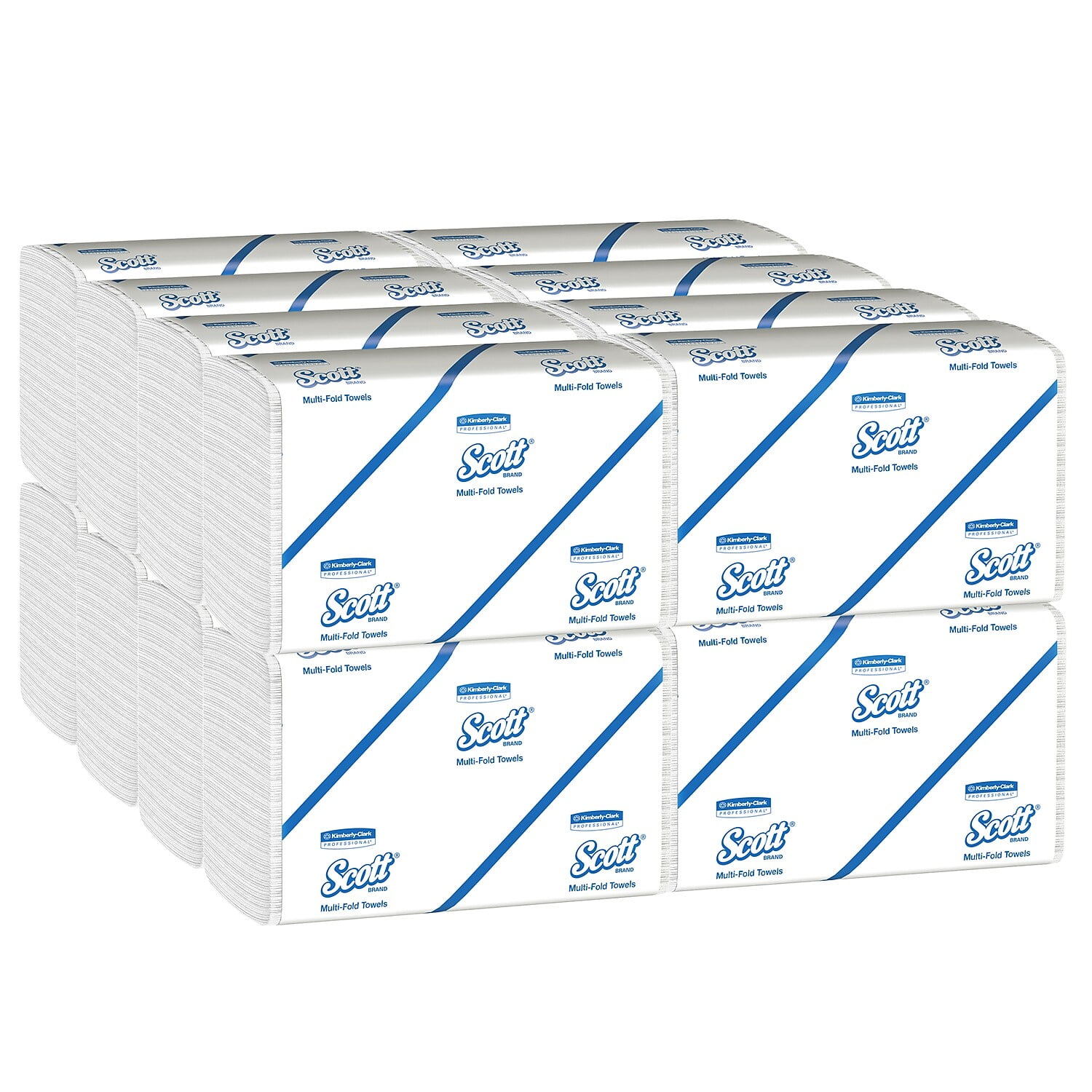 Scott Multifold Paper Towels 1-Ply 250 KCC