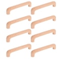 thumbnail image 1 of VERDANVERSE 8pcs Cabinet Pull Knobs Wood Color Modern for Designers, 1 of 5