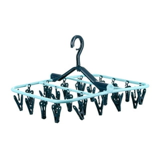 Elama Eco Friendly Coat Hangers in Blue 20 Piece 985117649M - The