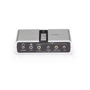 StarTech 7.1 USB Audio Adapter Sound Card with SPDIF Digital Audio - Sound card - 48 kHz - 7.1 - USB 2.0