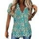 thumbnail image 1 of Cárdigan informal de manga corta con drapeado floral y parte delantera abierta para mujer, blusas fluidas con dobladillo con volantes ligeros de verano Pompotops hkajfhjk471490, 1 of 4