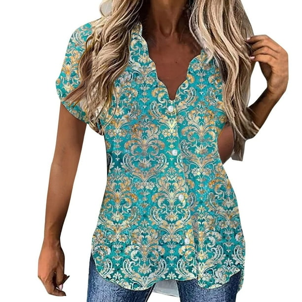Cárdigan informal de manga corta con drapeado floral y parte delantera abierta para mujer, blusas fluidas con dobladillo con volantes ligeros de verano Pompotops hkajfhjk471490