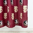 thumbnail image 5 of College Covers NCAA Licensed Shower Curtain, 72" x 70", 5 of 7