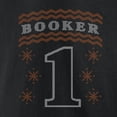 thumbnail image 5 of Men's Devin Booker Black Phoenix Suns Ugly Sweater Name & Number T-Shirt, 5 of 5