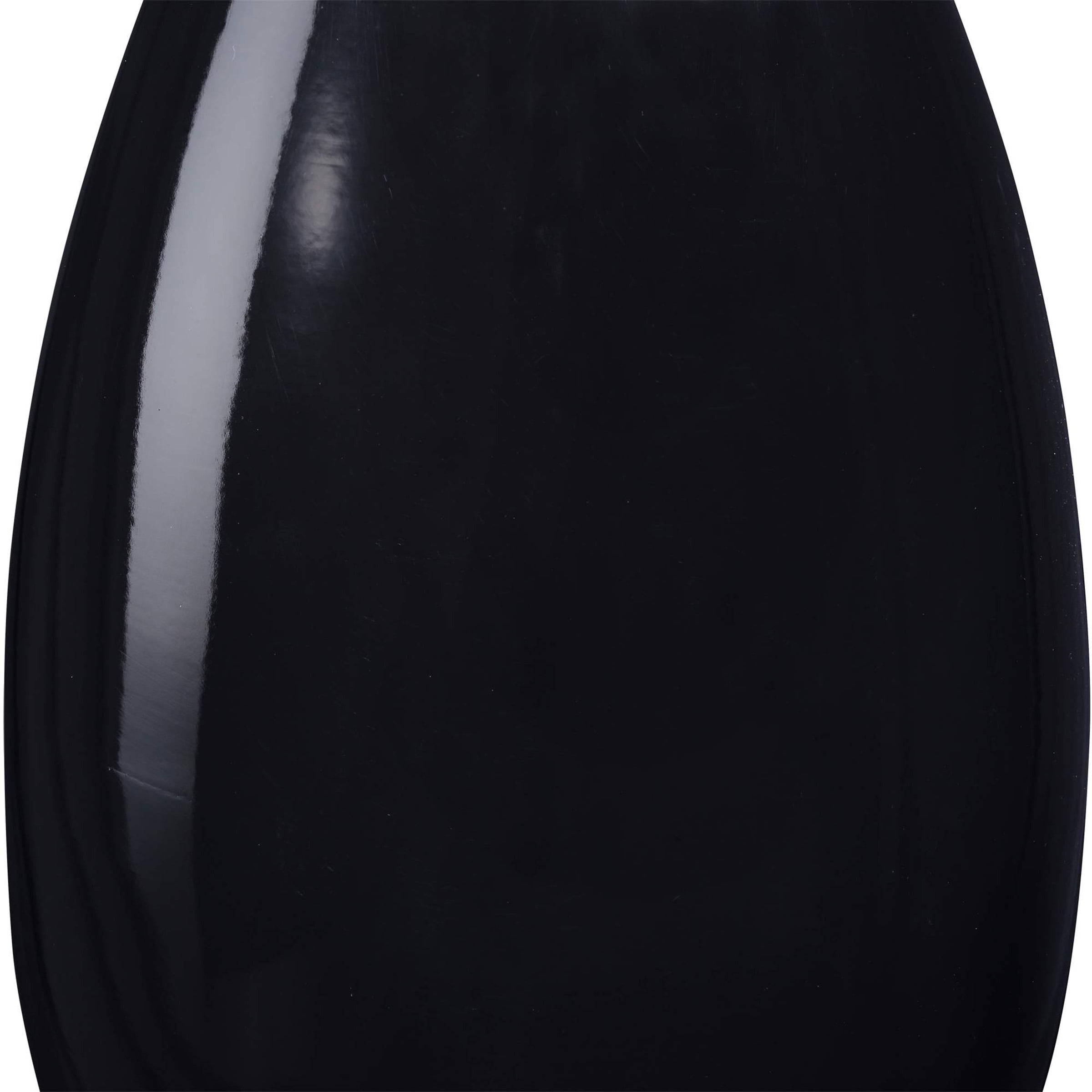 Villacera Handcrafted 20-Inch-Tall Sustainable Bamboo Floor Vase (Black)