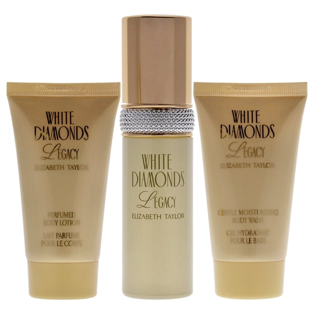 Set de regalo Perfume Elizabeth Taylor White Diamonds Legacy 3 piezas