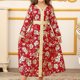 thumbnail image 5 of Vestido largo estilo étnico rojo para niñas de talla mediana y grande., 5 of 8