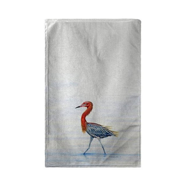 Betsy Drake BT820 Serviette de Plage 30 x 50 Po. Reddish Egret