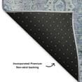 thumbnail image 5 of Addison Rugs Mayfield Premium Machine Washable Traditional Border Blue Rectangle Rug, 10' x 14', 5 of 7