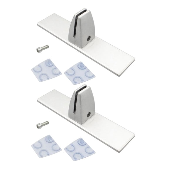 MOMOJIA Fireplaces Screen Holder Brackets Feet Adjustable Metal Brackets Enduring