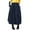 Navy, variant on ZANZEA Women Elastic Waist Vintage Warm Corduroy Long Skirts