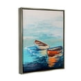 thumbnail image 5 of Stupell Industries Quiet Boats Drifting Vivid Ocean Surface Reflection Painting Luster Gray Floating Framed Canvas Print Wall Art, Design by Stacy Gresell, 5 of 5