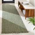 thumbnail image 2 of SAFAVIEH Natural Fiber Crawford Abstract Runner Rug, Green/Natural, 2'3" x 12', 2 of 7