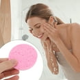 thumbnail image 5 of Unique Bargains 5 Pcs Compressed Facial Sponge Reusable Round Reusable Cleansing Puff Pink, 5 of 5