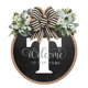 thumbnail image 1 of Last Name Year Round Front Door Wreath Decorative Hanging Plaques In Front Of The Door, 1 of 2