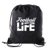Football Party Bags | Football Drawstring Cinch Backpacks for Team Events, Birthdays, and More!
