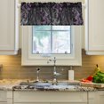 thumbnail image 2 of Yayeee Kitchen Valance Rod Pocket 54" x 18" Living Room Window Curtain, Gothic Floral Print, 2 of 6