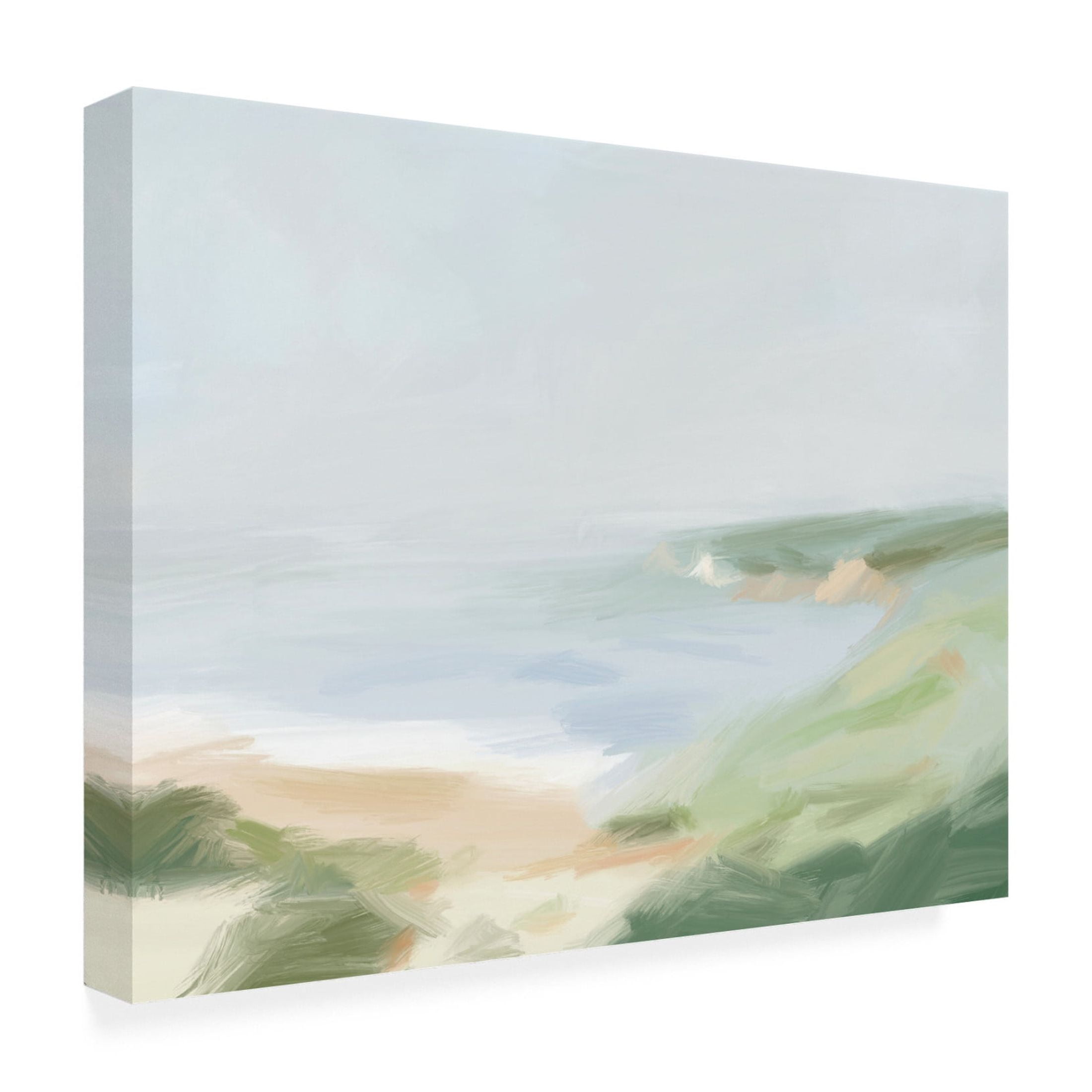 Trademark Fine Art Victoria Barnes Soft Cliffside II Canvas Wall Art